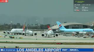 🔭 Live Watching Planes ✈️ At Los Angeles Airport LAX  Live ATC 📻 [upl. by Rybma]