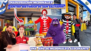 Inauguración McDonald’s centro histórico de San Salvador [upl. by Stimson989]