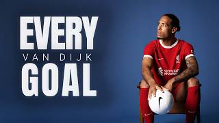 EVERY Virgil van Dijk Goal  Dramatic Everton Winner Manchester United amp More [upl. by Shanda]