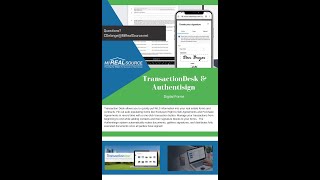TransactionDesk and Authentisign Class 10 3 2024 [upl. by Biddie]