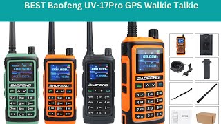 Baofeng UV17Pro GPS Walkie Talkie 108130MHz Air Band VHF UHF 200260MHz 350355MHz FM Ra [upl. by Elauqsap808]