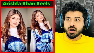 Pakistani React on Arishfa Khan New Insta Reels Videos  Reaction Vlogger [upl. by Hamo773]