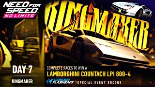 Lamborghini Countach LPI 8004  NFS No Limits  Day 7 Kingmaker [upl. by Bolanger516]