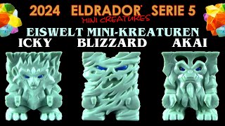 Schleich ® Eldrador ® Mini Creatures  Serie 5  2024  Eiswelt  Icky  Blizzard  Akai  Review [upl. by Haleehs]