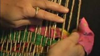 How to Weave on a Frame Loom  How to Make a Rug Pattern on a Frame Loom [upl. by Belier698]