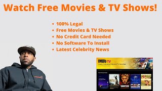 Best Websites For Watching Movies And TV Shows  IMDB TV 100 Free [upl. by Nekcarb566]