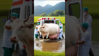 Doctors save a weak pregnant cow cow cowlover pragnent animals [upl. by Notsob350]