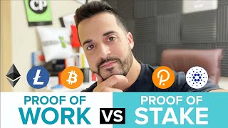 Proof of Work vs Proof of Stake Explained [upl. by Dazhahs]