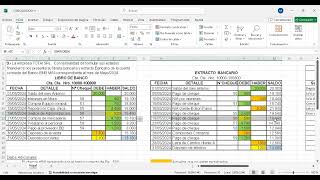 CONCILIACION BANCARIA PASO A PASO [upl. by Marrin]