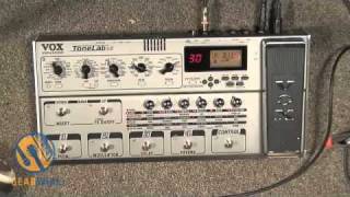 VOX ToneLab LE Multieffects Pedal Demonstration Part Two [upl. by Yesak]