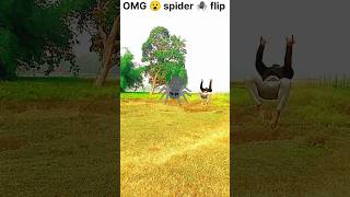 Spider 🕷️ flip 😱😱 write for andshorts vairal video trending reels youtube youtubeshorts [upl. by Nodnrb632]