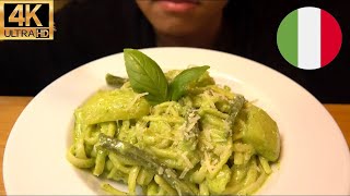 Pasta Trenette Al Pesto Pasta With Potatoes And Green Beans [upl. by Nomaid]