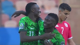 Nigeria U20 vs Tunisia U20 40 AFCON U20 2023  Flying Eagles Highlights [upl. by Inol]