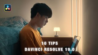 10 TIPS Will Save You Hours In Davinci Resolve 19 Studio [upl. by Ollopa]