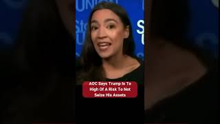 AOC  Donald Trump Is To High Risk [upl. by Arah]