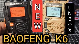 NEW  BAOFENG K6  Unbox amp Overview Test [upl. by Ellennoj]