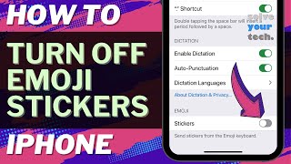 iOS 17 How to Turn Off Emoji Stickers on iPhone [upl. by Adis]