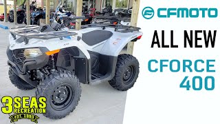 All NEW CFMoto CForce 400 4x4 ATV Walk Around  Huge Improvements amp Changes [upl. by Wichern]