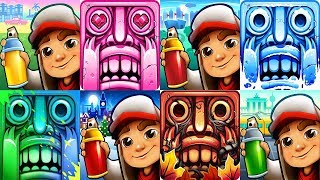 Temple Run 2 Holi Festival vs Subway Surfers Android Gameplay 12 [upl. by Gayelord]