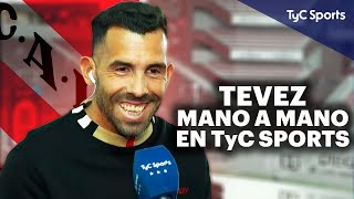 TEVEZ EN TyC SPORTS 🔥 SU PLAN PARA AYUDAR A INDENDIENTE IZQUIERDOZ CERCA PLANTEL ACTUAL Y MÁS ⚽ [upl. by Parfitt]