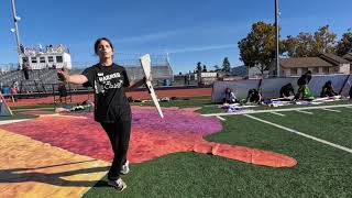 AVHS Marching Band 2024  Colorguard Cam [upl. by Eenwat]