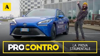 Toyota MIRAI IDROGENO meglio dellELETTRICO  PROVA STRUMENTALE  PRO e CONTRO [upl. by Aoket382]