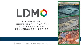 Webinar Sistemas de impermeabilización sustentable en rellenos sanitarios [upl. by Concoff624]