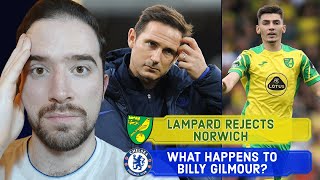 Lampard REJECTS Norwich City What Happens To Billy Gilmour Now [upl. by Heiskell]