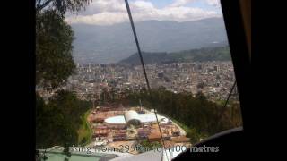 Ecuador  Quito Teleferico  quotEl TelefériQoquot [upl. by Schwinn50]