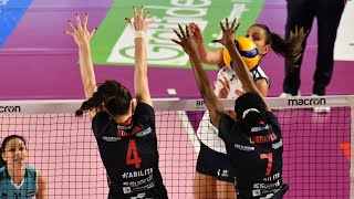 💥🏐 HIGHLIGHTS  Volley Bergamo 1991Itas Trentino 30 10° turno di A1 femminile [upl. by Syned]