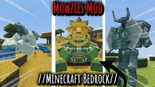 🔴Mowzie´s Mod Para Minecraft PE  Minecraft Bedrock  Mowzies Mod [upl. by Gurango]