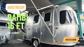 Walkthrough Airstream Bambi 16ft weights 1500 Kg [upl. by Clovah]