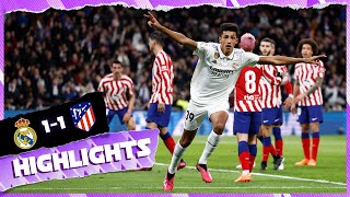 Real Madrid 11 Atlético de Madrid  HIGHLIGHTS  LaLiga 202223 [upl. by Lehcin]