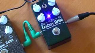 Wampler Pedals Ecstasy Drive with Faux Tape Echo [upl. by Howzell]