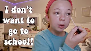 Leahs School Morning Routine and Skincare Officially Leah [upl. by Elstan]