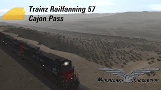 Trainz Railfanning 57  Cajon Pass ATSF BN SPSSW [upl. by Aerbas]