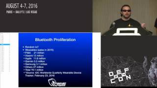 DEF CON 24  Realtime Bluetooth Device Detection with Blue Hydra [upl. by Eilsel722]