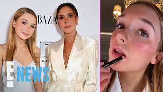 Victoria Beckhams 13 Year Old Daughter Harper Beckham Shares Lip Routine on TikTok  E News [upl. by Larson]