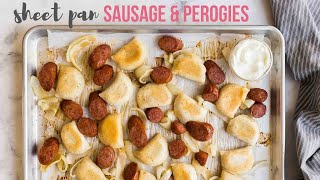 Sheet Pan Sausage and Potatoes  6 ING  The Recipe Rebel [upl. by Rehpotsirc]