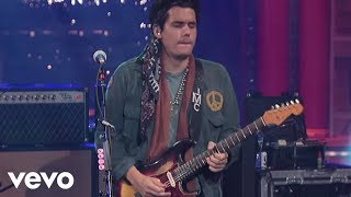 John Mayer  Slow Dancing In A Burning Room Live on Letterman [upl. by Nemzaj]