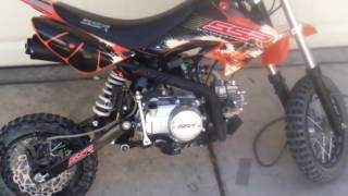 Ssr 110 pit bike review [upl. by Madaras]