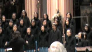 Cedar Girls Choir Kiurun Tie The SkyLark by Pekka Kostiainen [upl. by Haig]