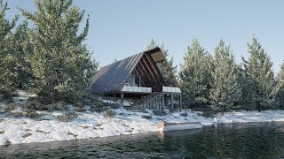 Triangle House amp Lake  Winter Vibes [upl. by Ribaj]