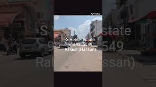 Property No 1255 35×70 Khb West Facing Comercial site for sale Kuvempunagar 50 Road Hassan [upl. by Rooke692]