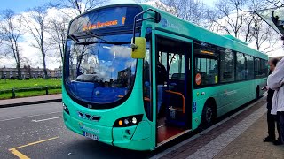 Volvo B8RLE Eclipse III gets sent on the Cambridge Busway on Route A Stagecoach [upl. by Tada558]