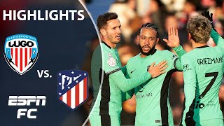 Lugo vs Atletico Madrid  Copa del Rey highlights  ESPN FC [upl. by Lewiss]