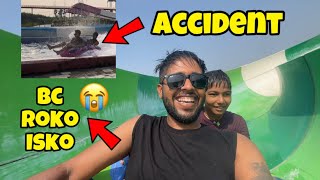 Rainbow Water Park Me Accident Hua 😱 vlog1036 vishvpatelvlogs trendingvideo [upl. by Drofwarc]