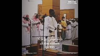 Very Beautiful Quran Recitation by Sheikh Muhammad Hady Toure Surah Maryam 30 35 [upl. by Seagraves]