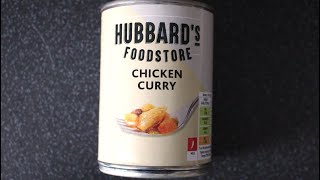 Hubbards CHICKEN CURRY  £149  Sainsburys  Canned Curry Review [upl. by Notse288]