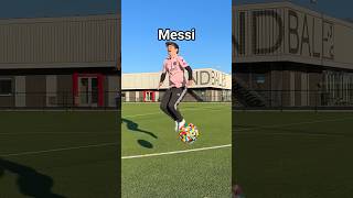 MESSI amp RONALDO Vs LEGO BALL football soccer [upl. by Yrekaz]